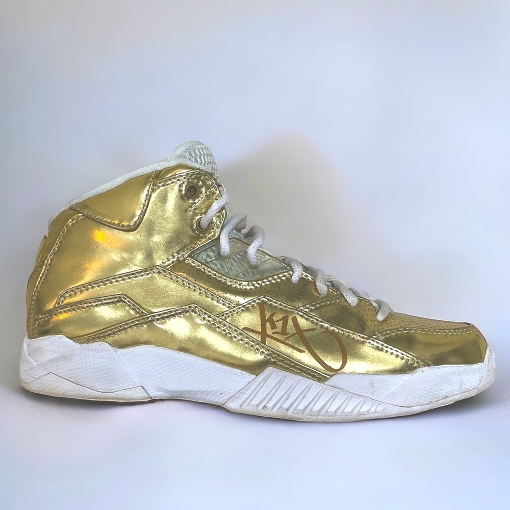 K1X Women’s Anti Gravity Basketball Shoes Mid Cut Liquid Gold Size 7